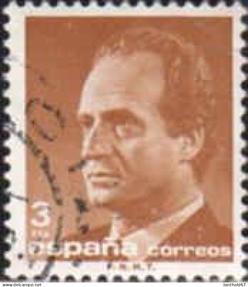 Espagne Poste Obl Yv:2457 Mi:2721 Ed:2830 Juan-Carlos Ier Profil (cachet Rond) - Gebruikt