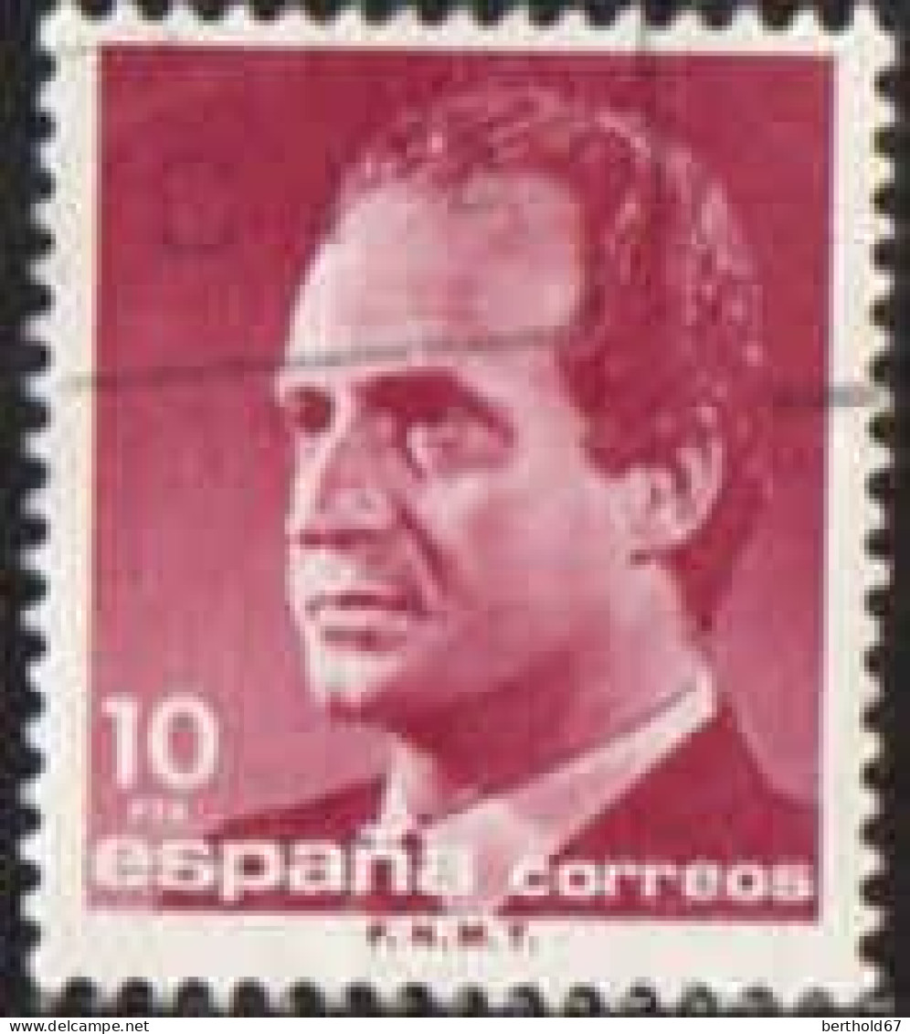 Espagne Poste Obl Yv:2460 Mi:2723 Ed:2833 Juan-Carlos Ier Profil (Obl.mécanique) - Usati