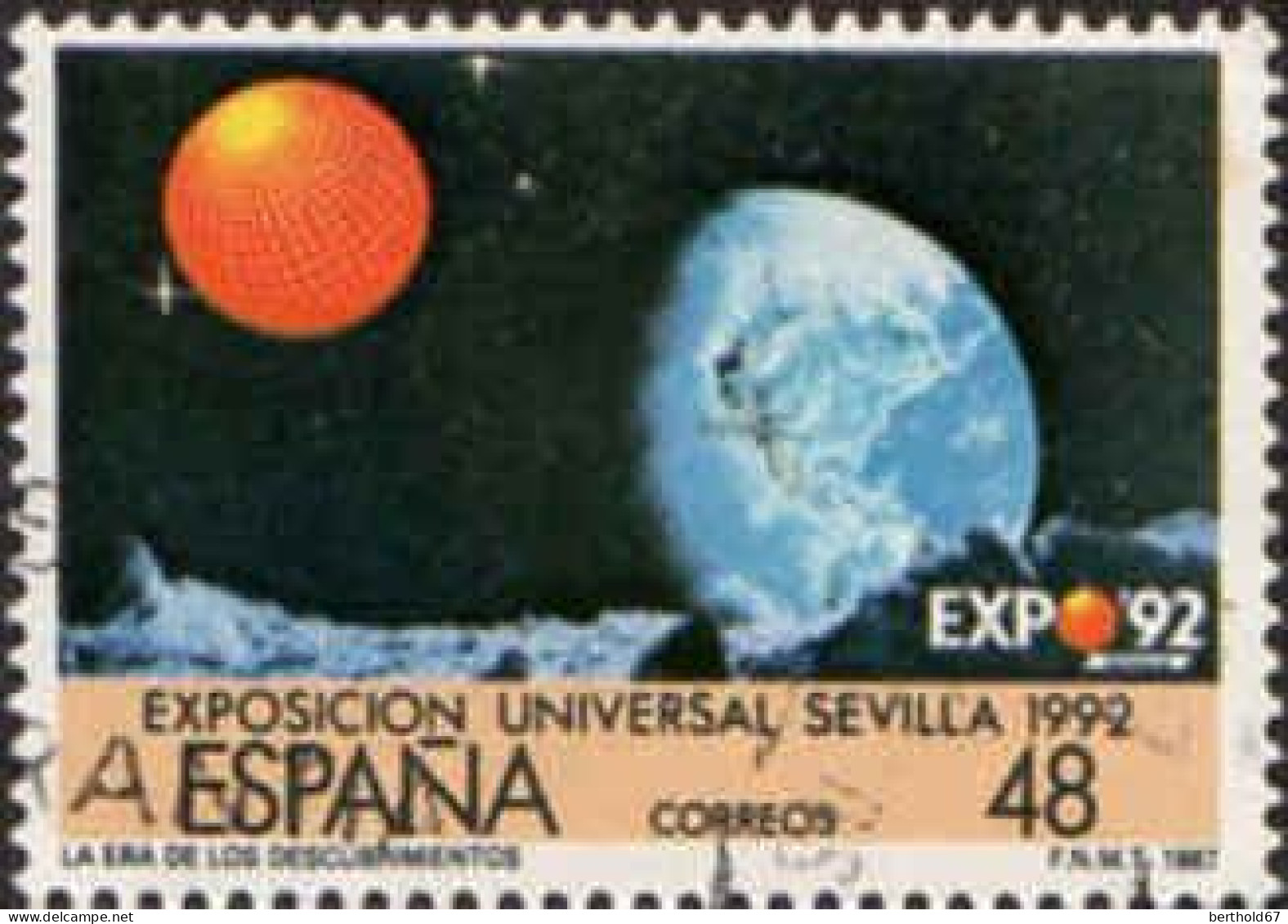 Espagne Poste Obl Yv:2494 Mi:2759 Ed:2876 Exposicion Universal Sevilla (Beau Cachet Rond) - Usati