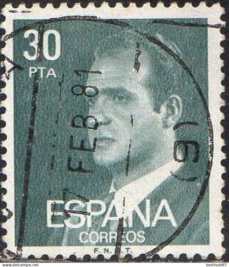 Espagne Poste Obl Yv:2234 Mi:2490s Ed:2600 Juan-Carlos Ier Profil (TB Cachet Rond) - Usati