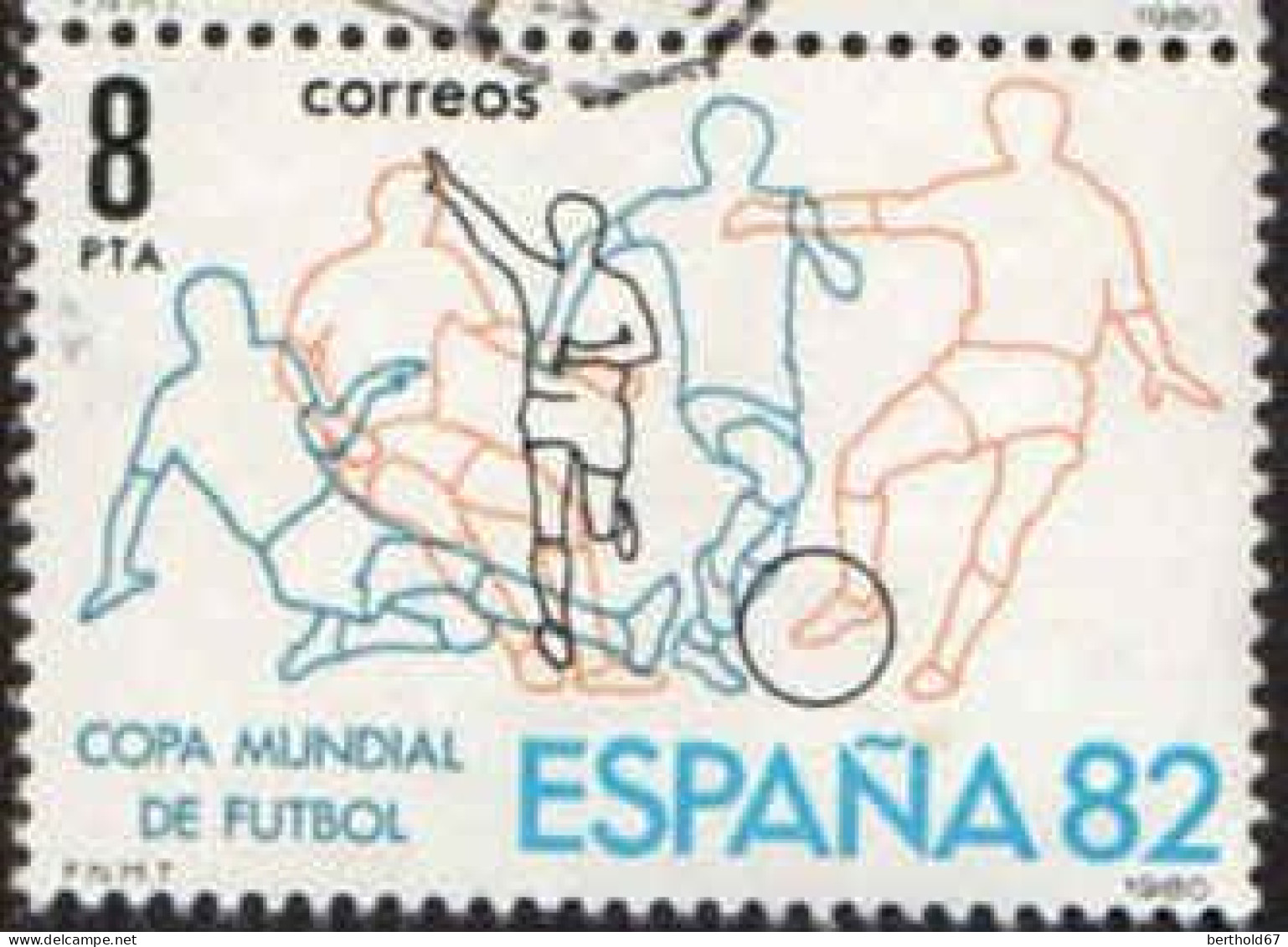 Espagne Poste Obl Yv:2217 Mi:2462 Copa Mundial De Futbol España 82 Ed:2570 (Obl.mécanique) - Gebraucht