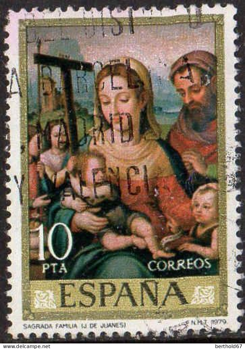Espagne Poste Obl Yv:2184 Mi:2430 Sagrada Familia J.de Juanes (Belle Obl.mécanique) - Usati