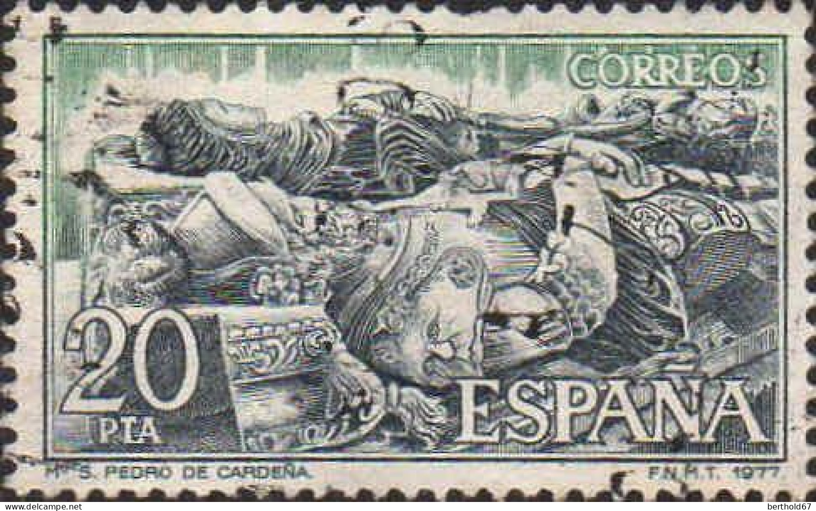 Espagne Poste Obl Yv:2090 Mi:2337 Ed:2445 M St Pedro De Cardena (Obl.mécanique) - Used Stamps