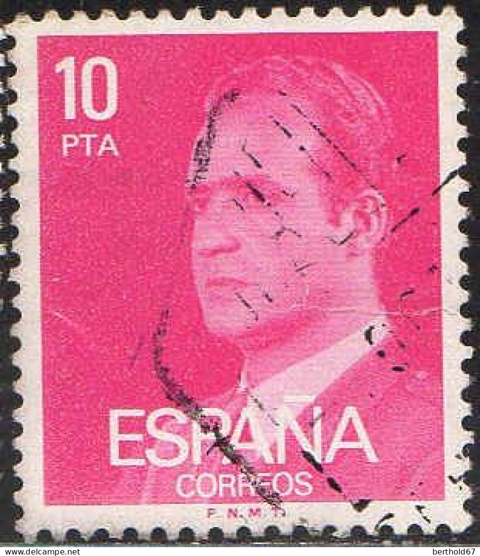 Espagne Poste Obl Yv:2059 Mi:2307 Ed:2394 Juan-Carlos Ier Profil (cachet Rond) - Used Stamps