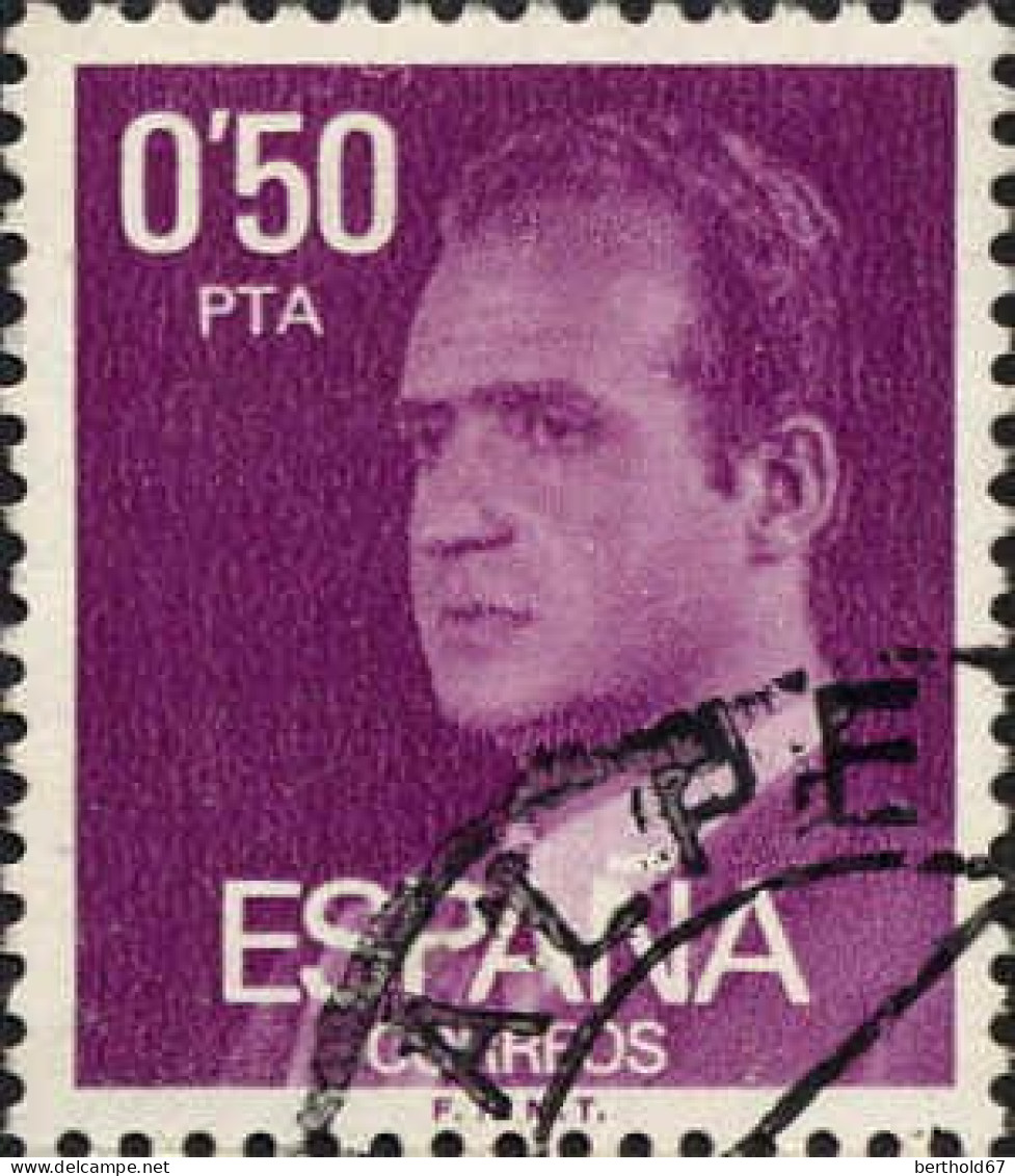 Espagne Poste Obl Yv:2033 Mi:2280 Ed:2389 Juan-Carlos Ier Profil (cachet Rond) - Used Stamps