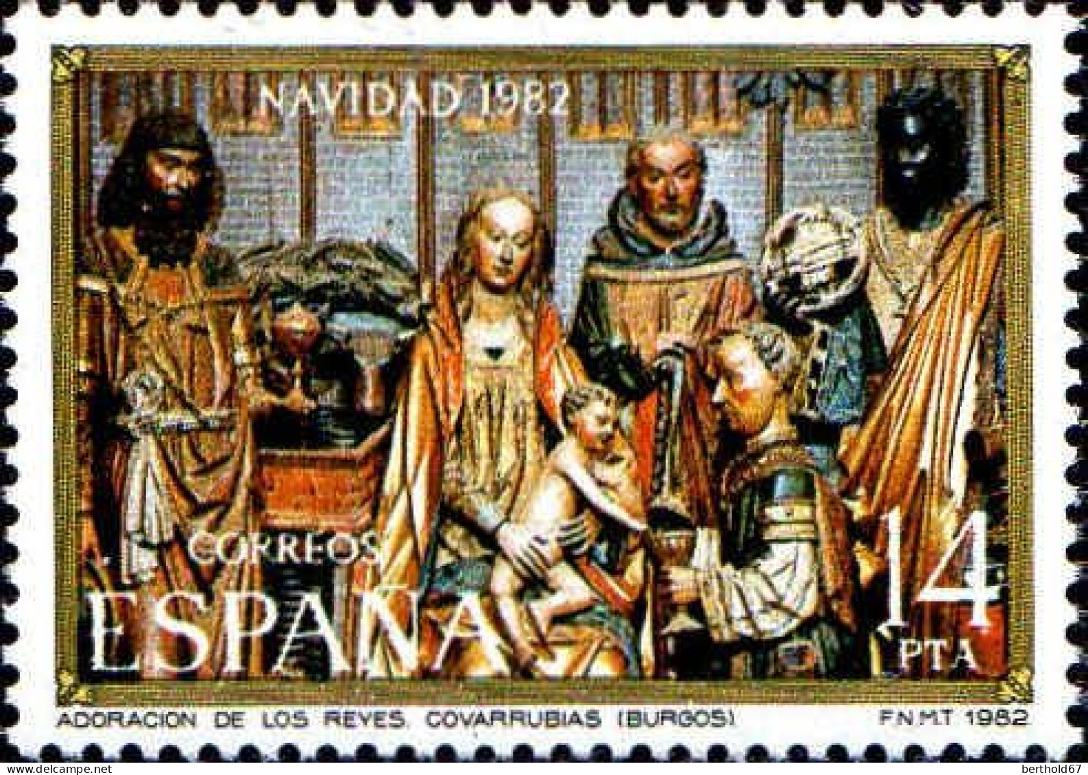 Espagne Poste N** Yv:2303 Mi:2567 Ed:2681 Adoracion De Los Reyes Covarrubias Burgos - Ungebraucht
