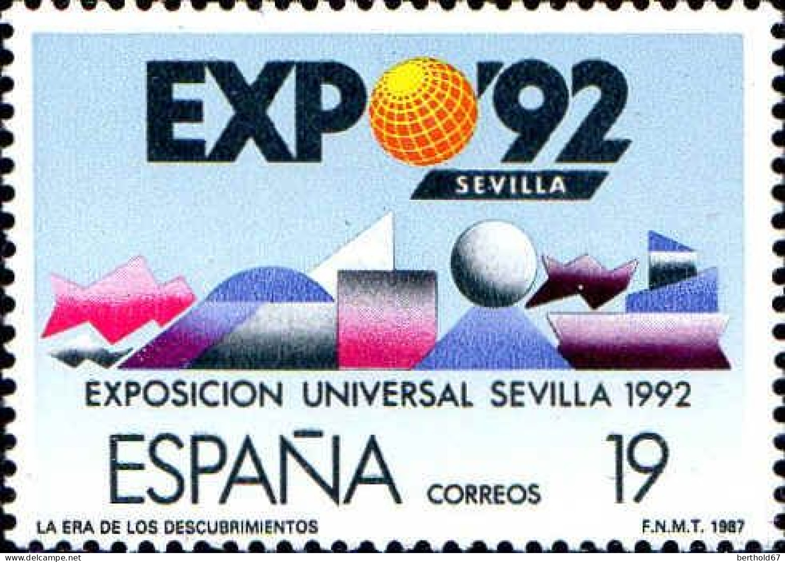 Espagne Poste N** Yv:2493/2494 Exposition Universelle Seville 1.Serie - Neufs