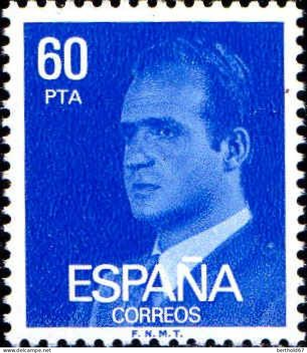 Espagne Poste N** Yv:2259 Mi:2514x Juan-Carlos Ier Profil Ed:2602 - Unused Stamps