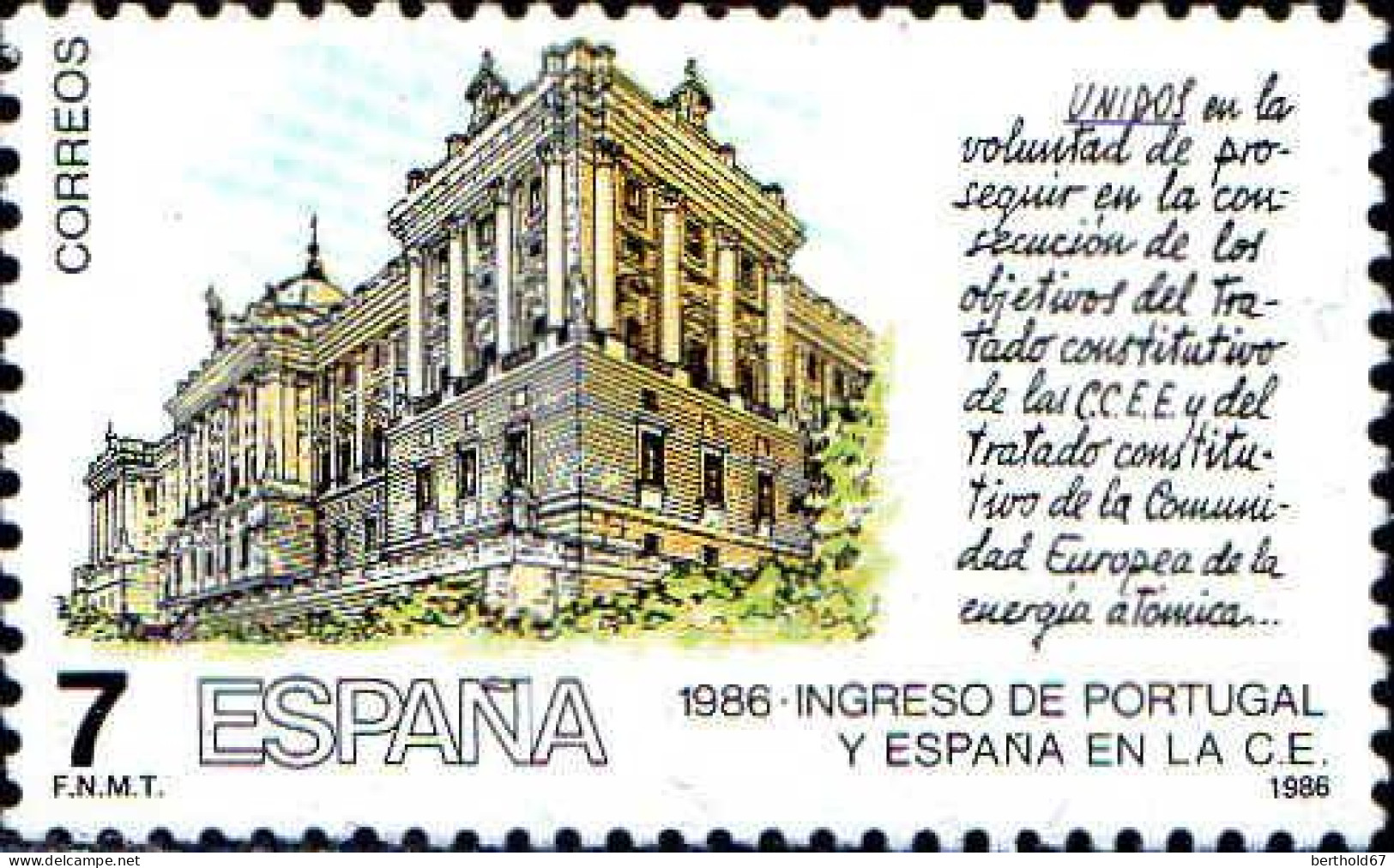 Espagne Poste N** Yv:2444/2447 Admission Au Conseil De L'Europe De L'Espagne & Du Portugal - Neufs