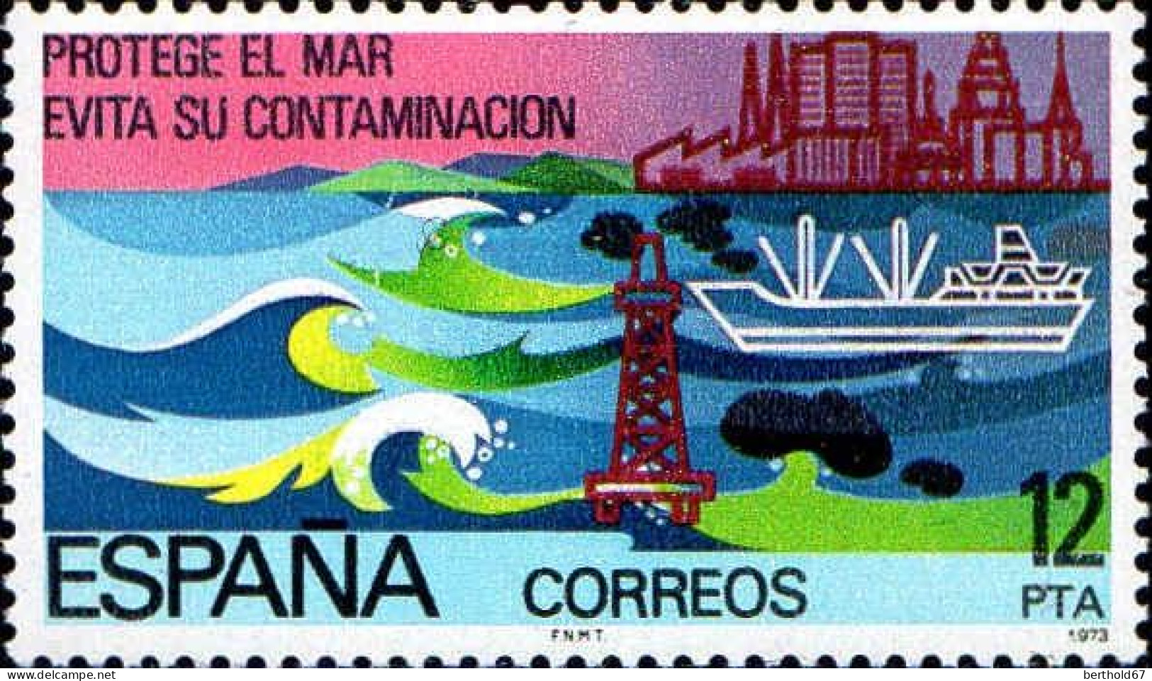 Espagne Poste N** Yv:2117 Mi:2364 Ed:2472 Protege El Mar Evita Su Contaminacion - Ungebraucht