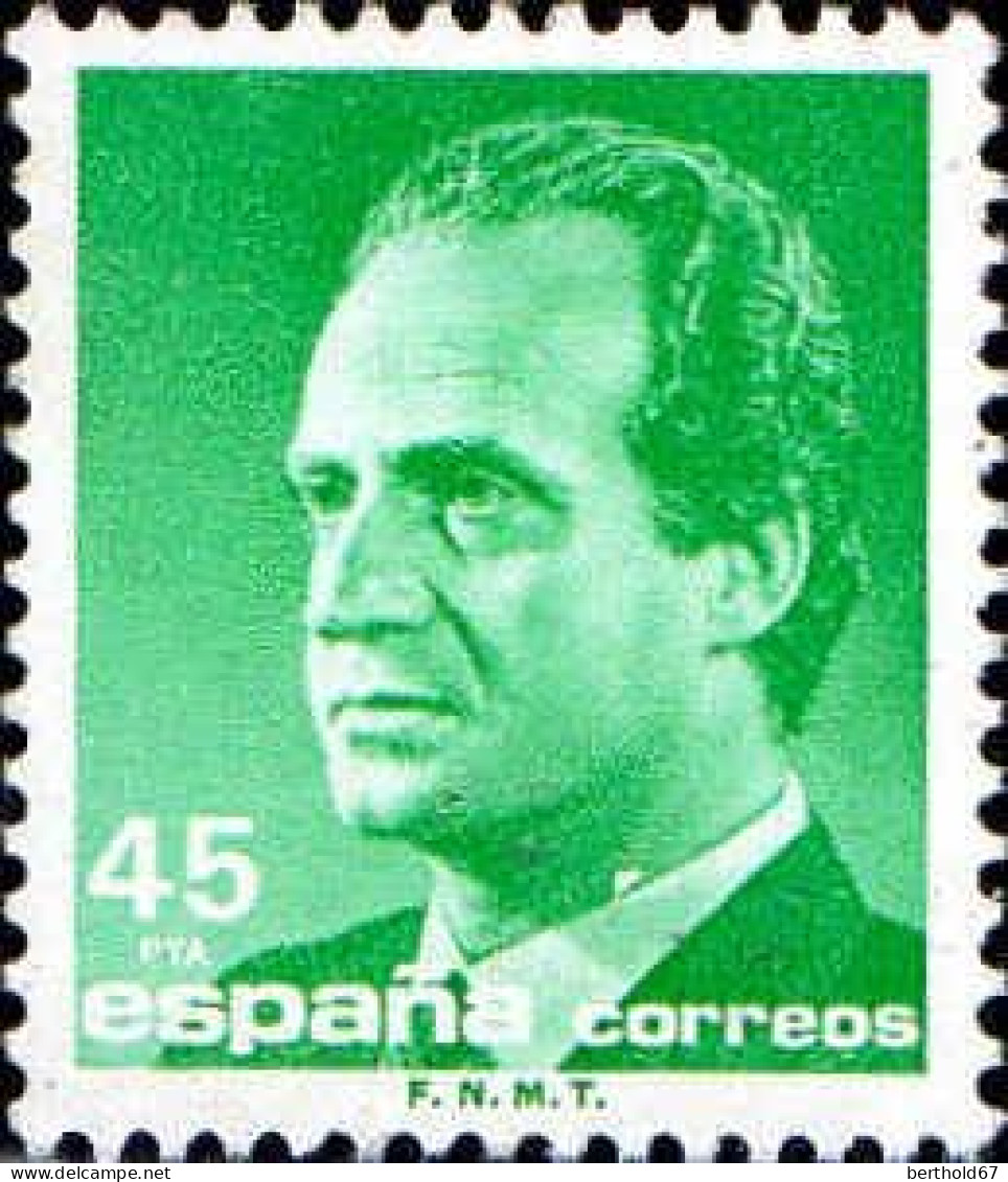 Espagne Poste N* Yv:2420 Mi:2683 Juan-Carlos Ier Profil Ed:2801 (défaut Gomme) - Unused Stamps