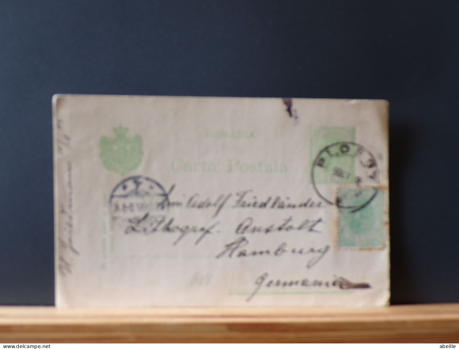 ENTIER588  CP  ROUMANIE  1895 POUR GERMANIA - Interi Postali