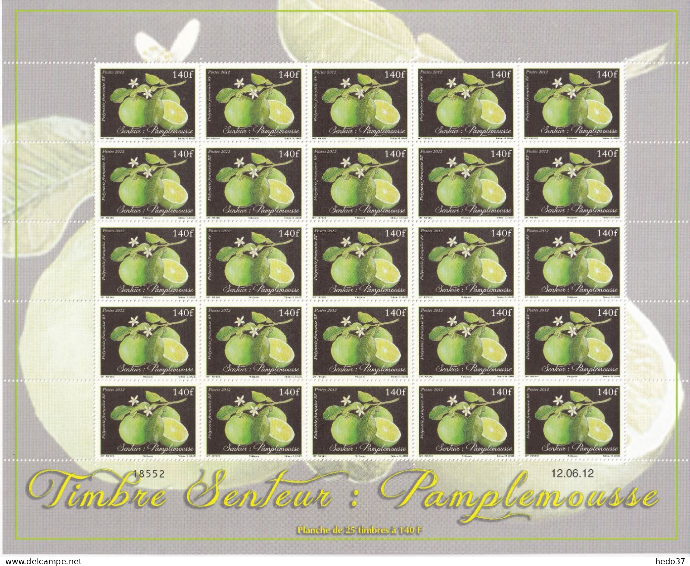 Polynésie N°997 - Feuille Entière - Neufs ** Sans Charnière - TB - Unused Stamps
