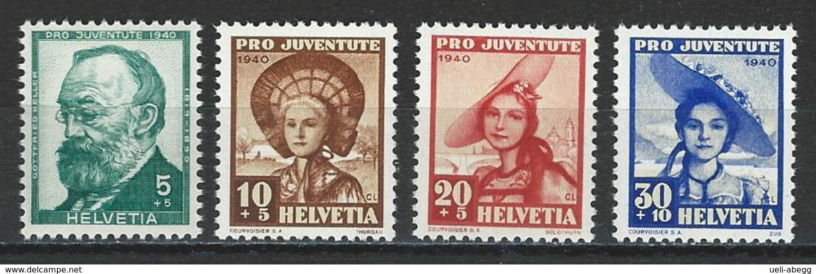 SBK J93-96, Mi 373-76 ** MNH - Unused Stamps
