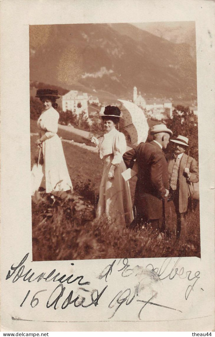¤¤   -  SUISSE   -   ENGELBERG   -   Carte-Photo D'un Groupe En 1907   -   ¤¤ - Engelberg