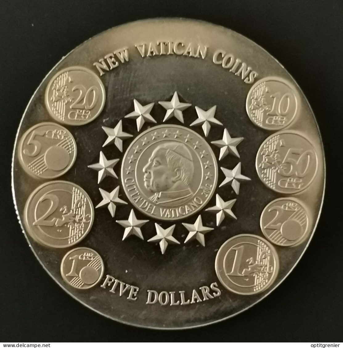 5 DOLLARS NICKEL 2004 EURO VATICAN / LIBERIA - Liberia