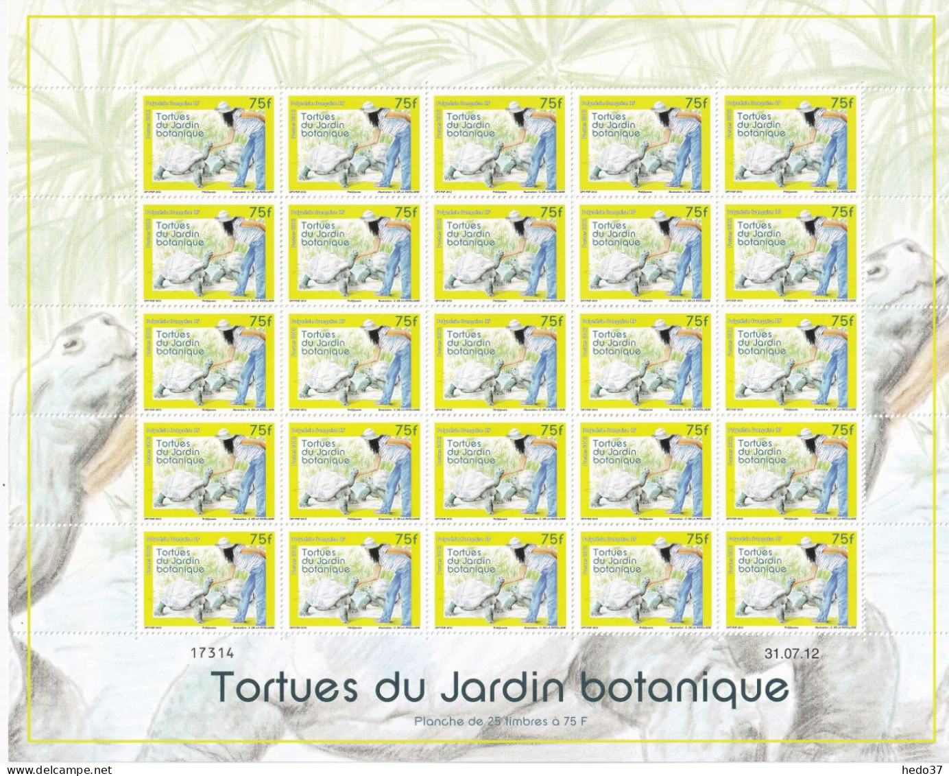 Polynésie N°1007/1008 - Feuille Entière - Neufs ** Sans Charnière - TB - Unused Stamps
