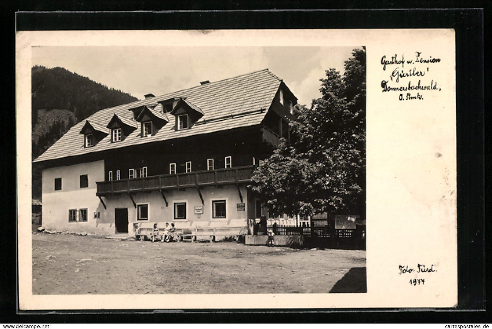 AK Donnersbachwald /O.-Stmk, Gasthof Und Pension Gürtler  - Other & Unclassified