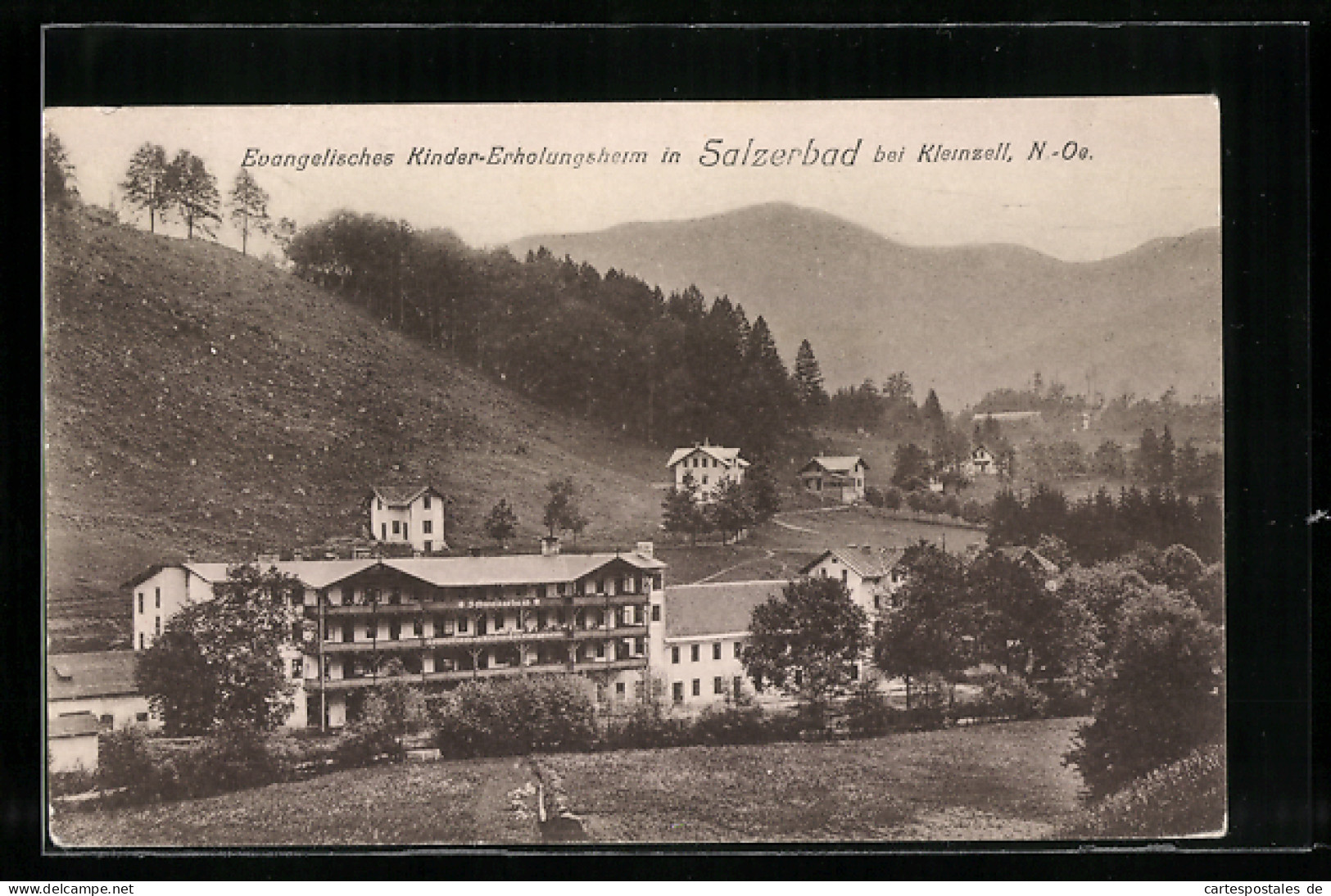 AK Salzerbad Bei Kleinzell, Evangelisches Kinder-Erholungsheim  - Autres & Non Classés