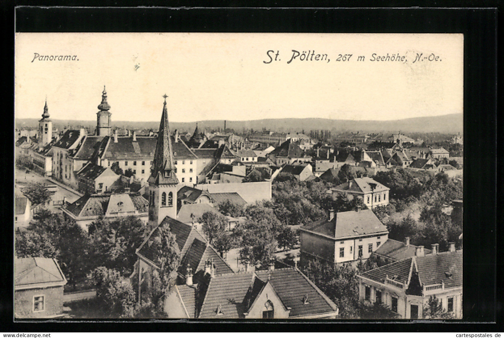 AK St. Pölten, Blick über Die Dächer  - Sonstige & Ohne Zuordnung