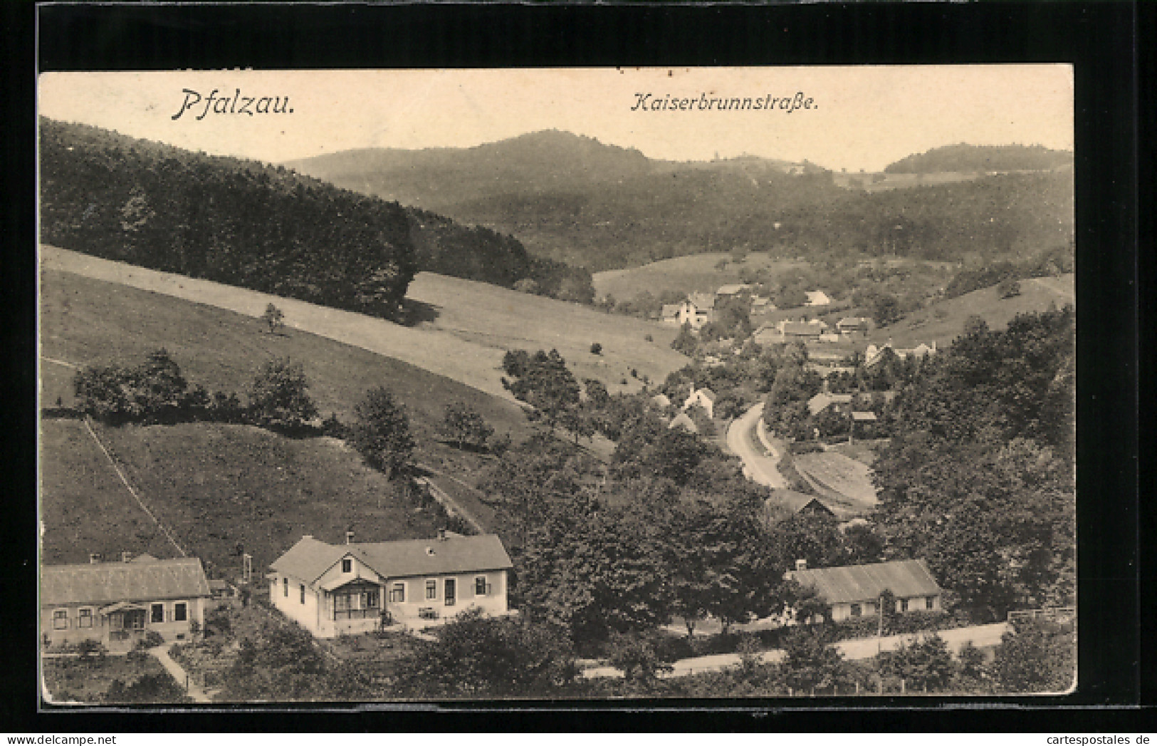 AK Pressbaum, Pfalzau, Ortspartie An Der Kaiserbrunnenstrasse  - Autres & Non Classés