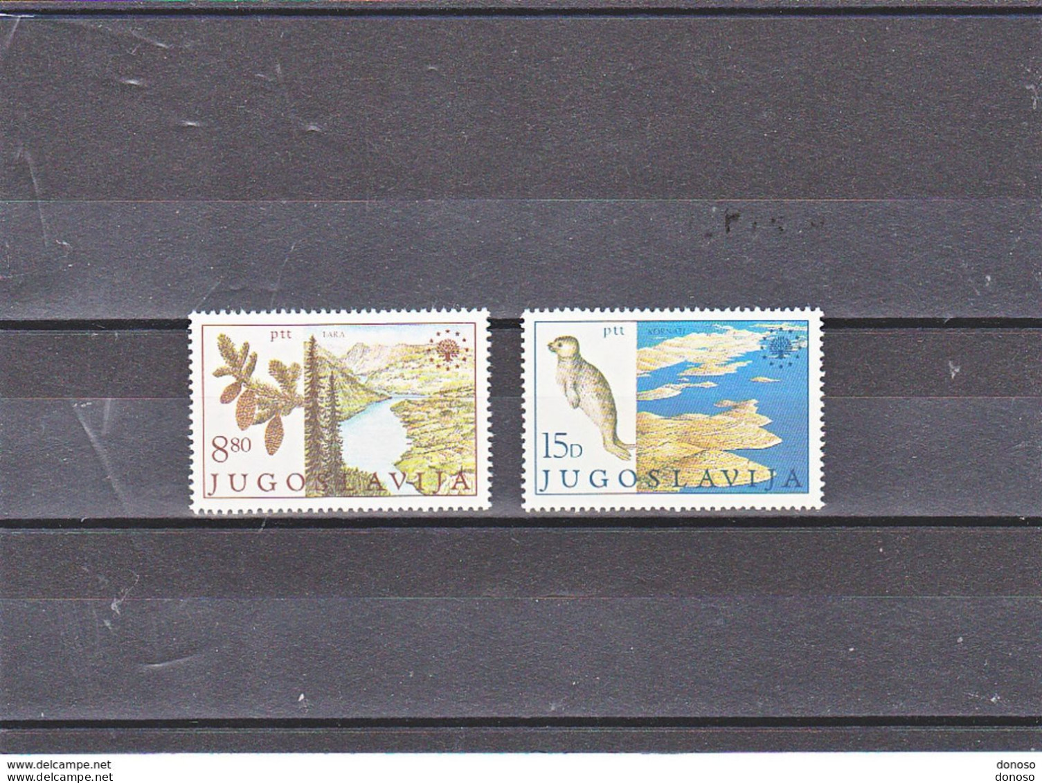 YOUGOSLAVIE 1982 Pin, Bébé Phoque Yvert 1827-1828, Michel 1943-1944 NEUF** MNH - Ungebraucht