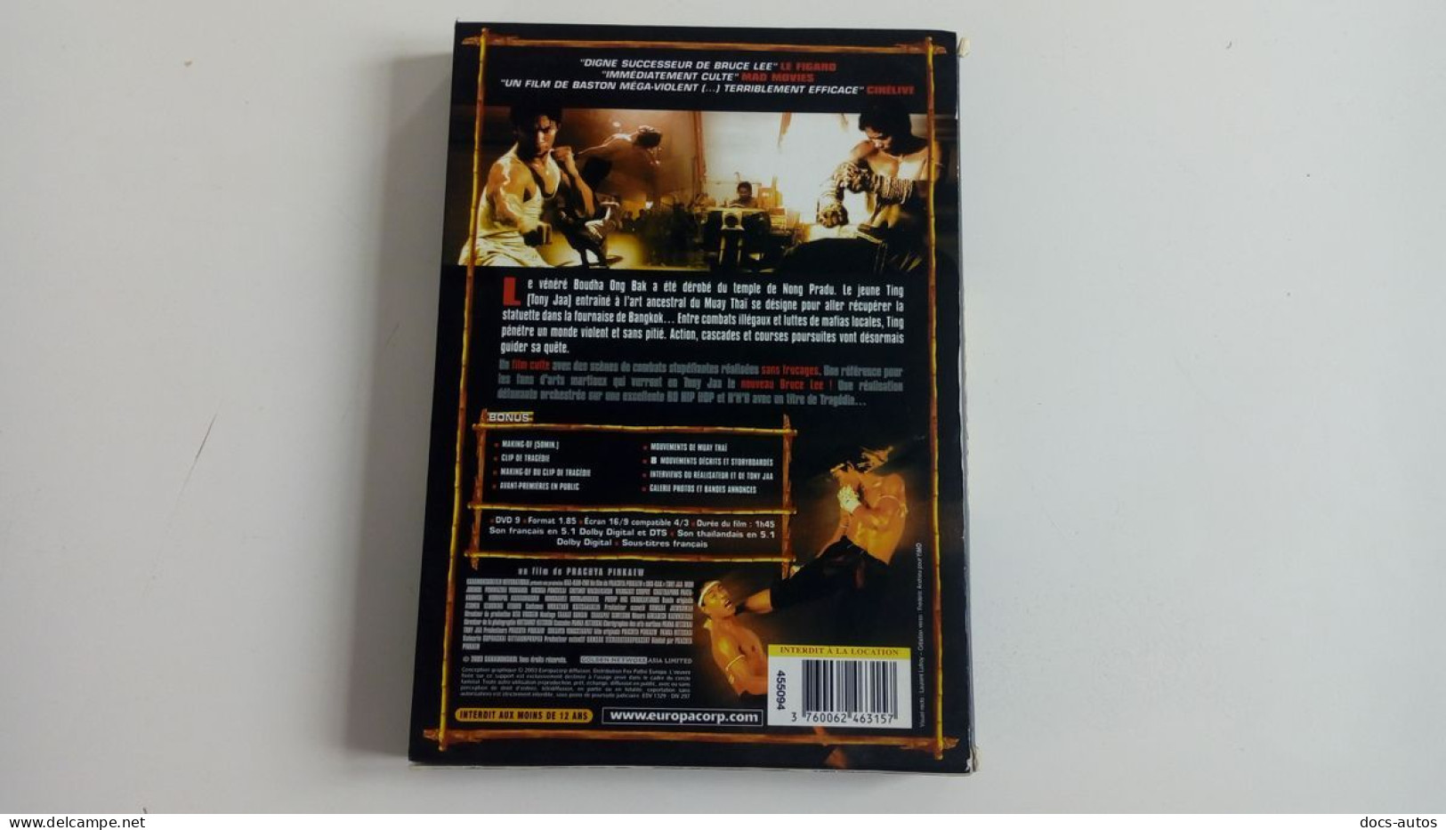 DVD Ong Bak - Tony Jaa - Azione, Avventura