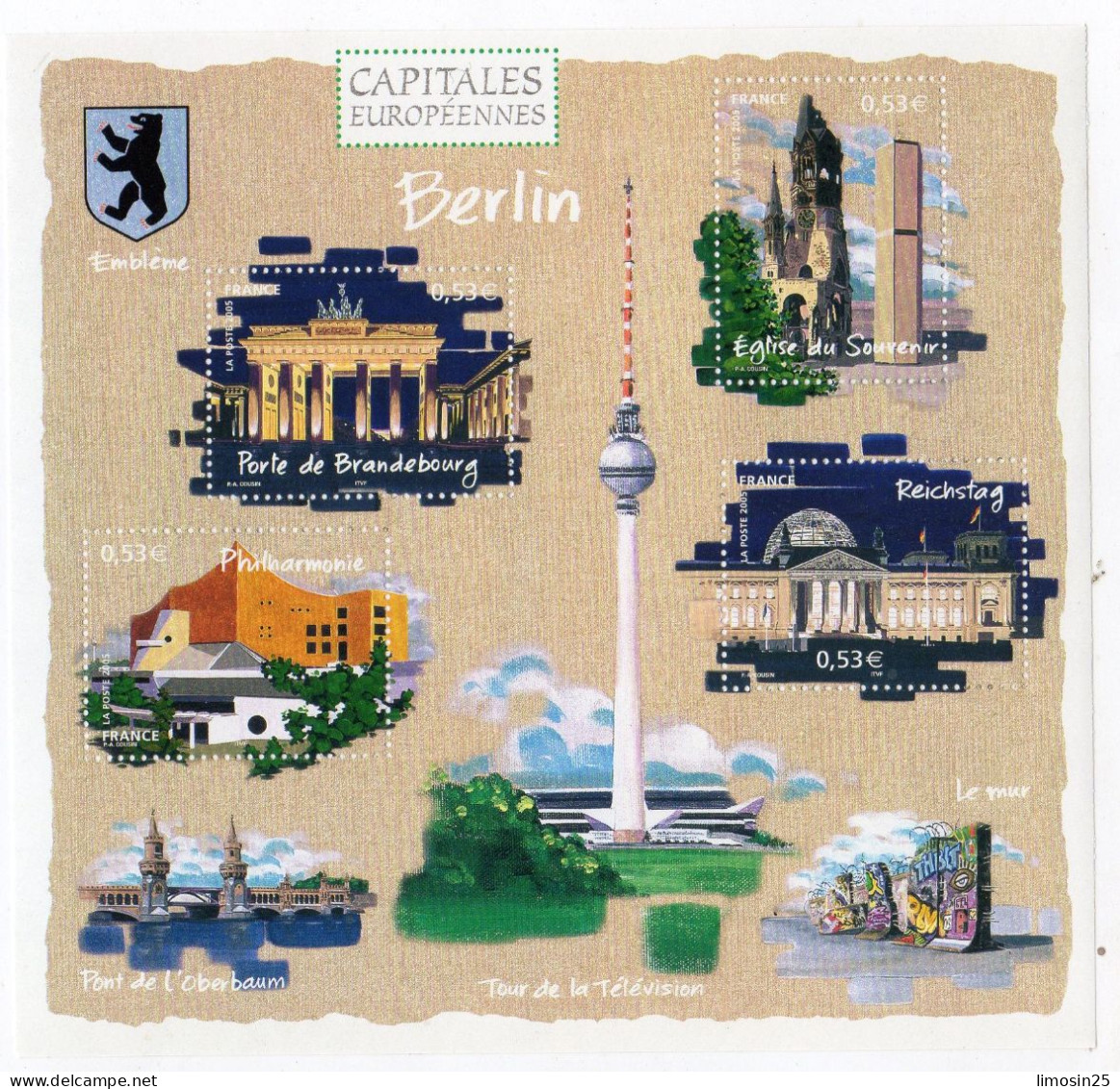 CAPITALES EUROPEENNES - Berlin - 2005 - Ongebruikt
