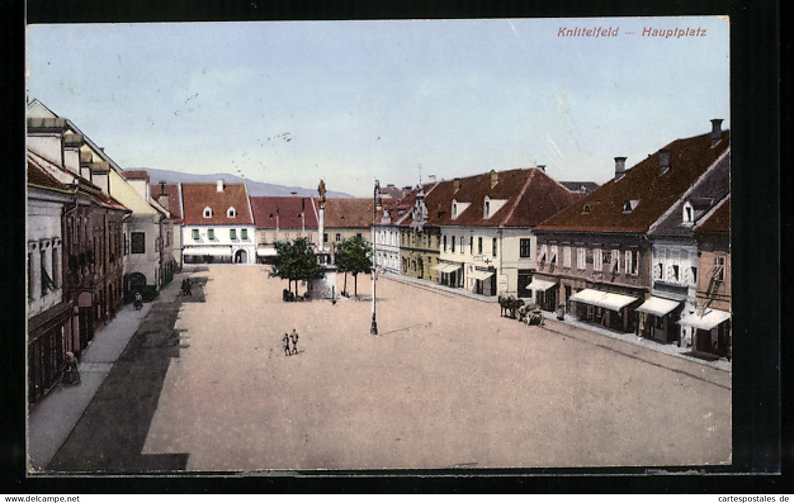 AK Knittelfeld, Hauptplatz, Von Oben Gesehen  - Autres & Non Classés