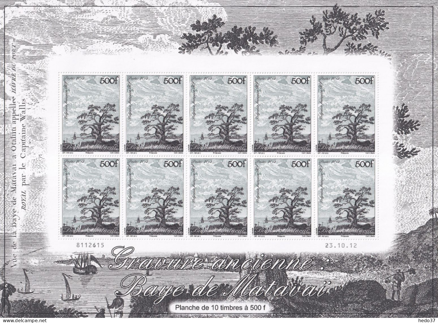 Polynésie N°1012 - Feuille Entière - Neufs ** Sans Charnière - TB - Neufs