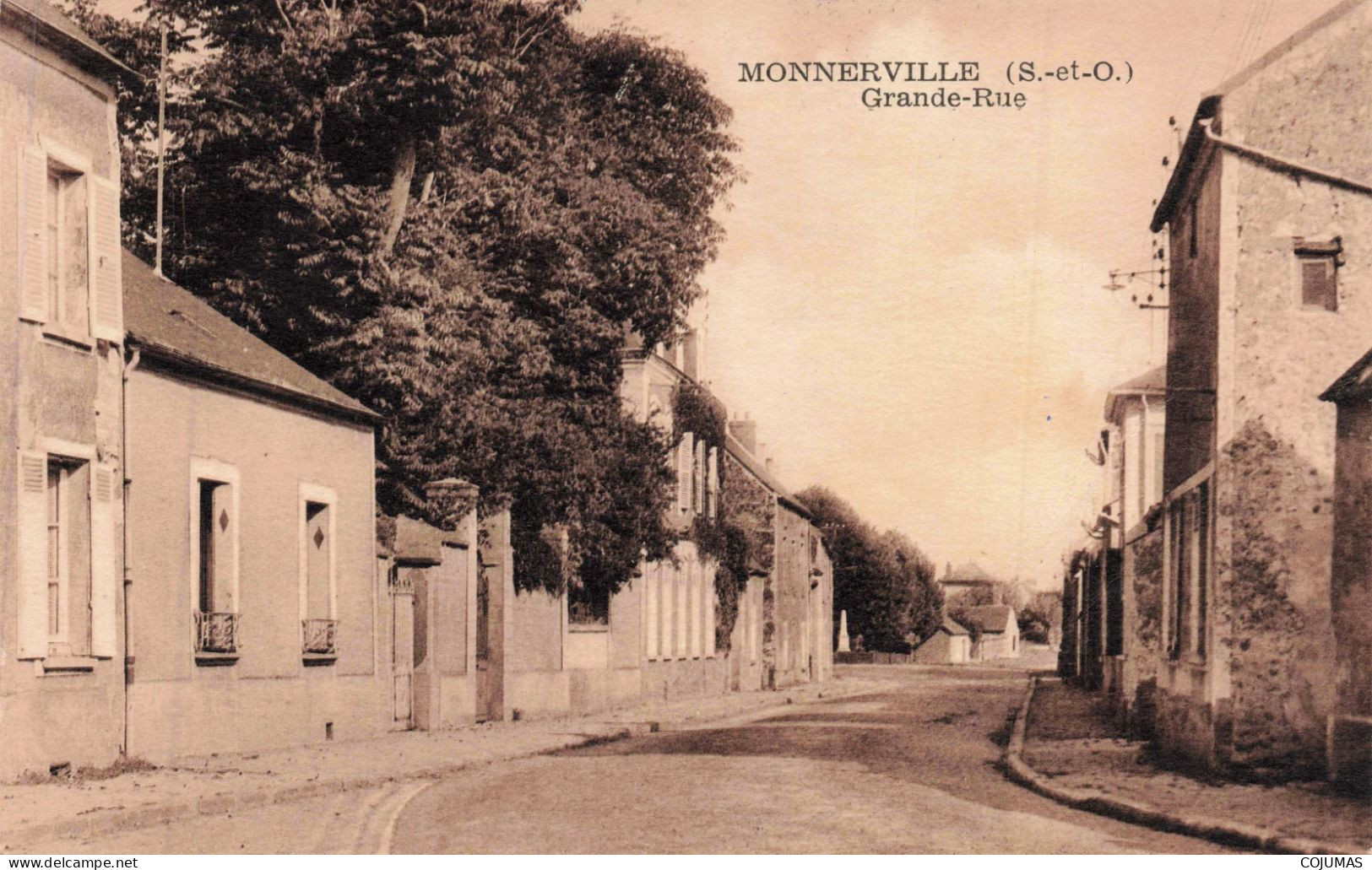 91 - MONNERVILLE _S28786_ Grande Rue - Other & Unclassified