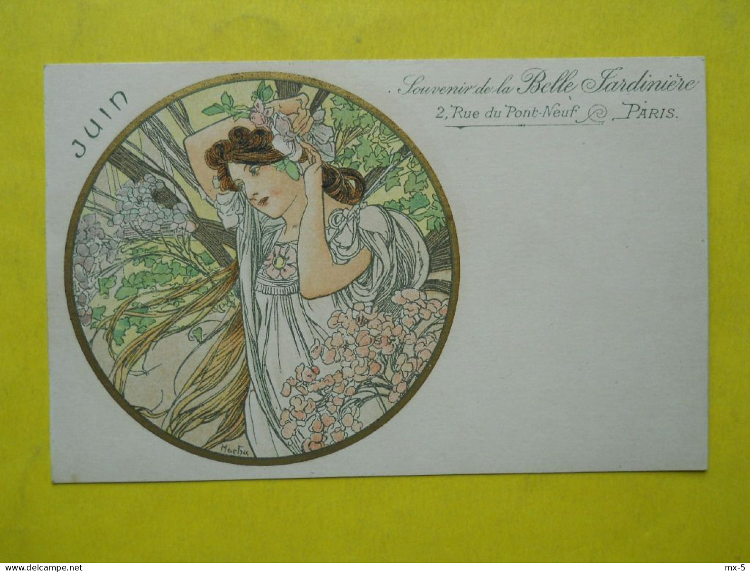 MUCHA ,art Nouveau ,mois De Juin ,Belle Jardiniere - Mucha, Alphonse