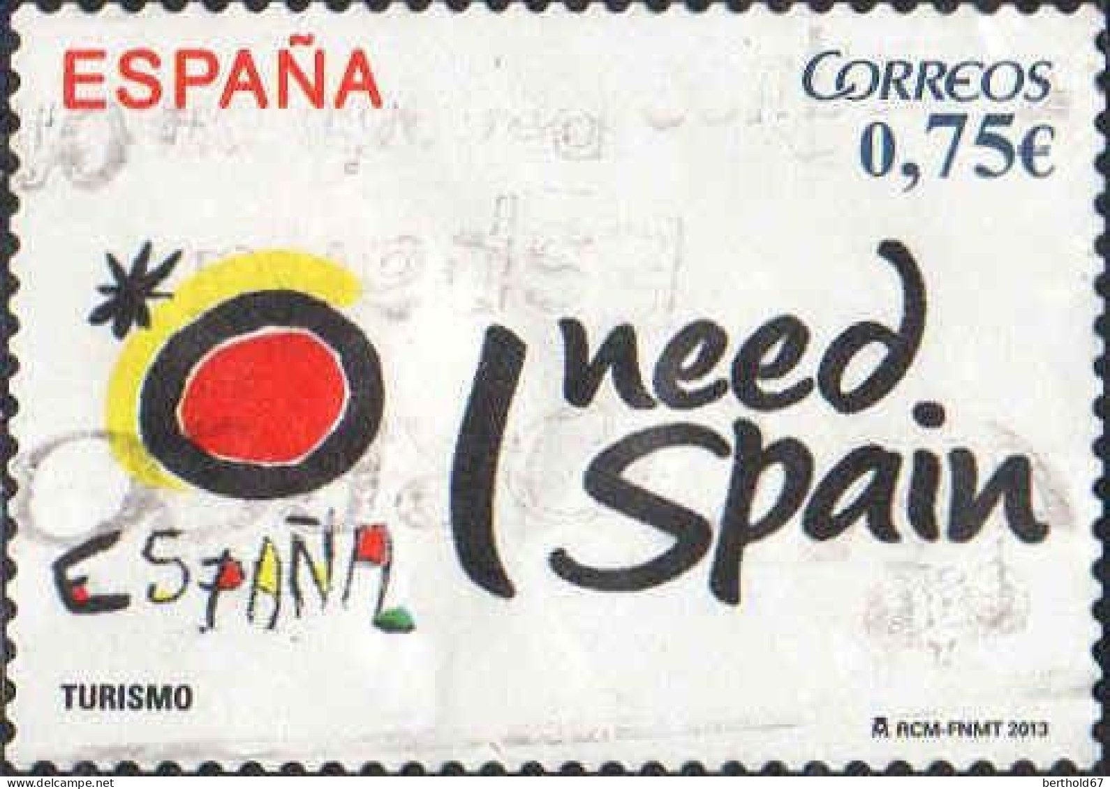Espagne Poste Obl Yv:4458 Mi:4753 Ed:4771 Turismo I Need Spain (Obl.mécanique) - Gebraucht