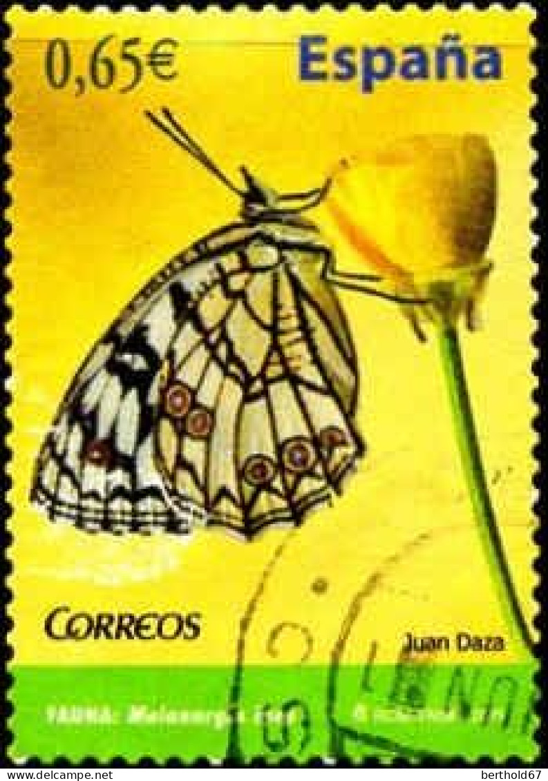 Espagne Poste Obl Yv:4279 Mi:4574 Melanargia Ines (Beau Cachet Rond) - Used Stamps