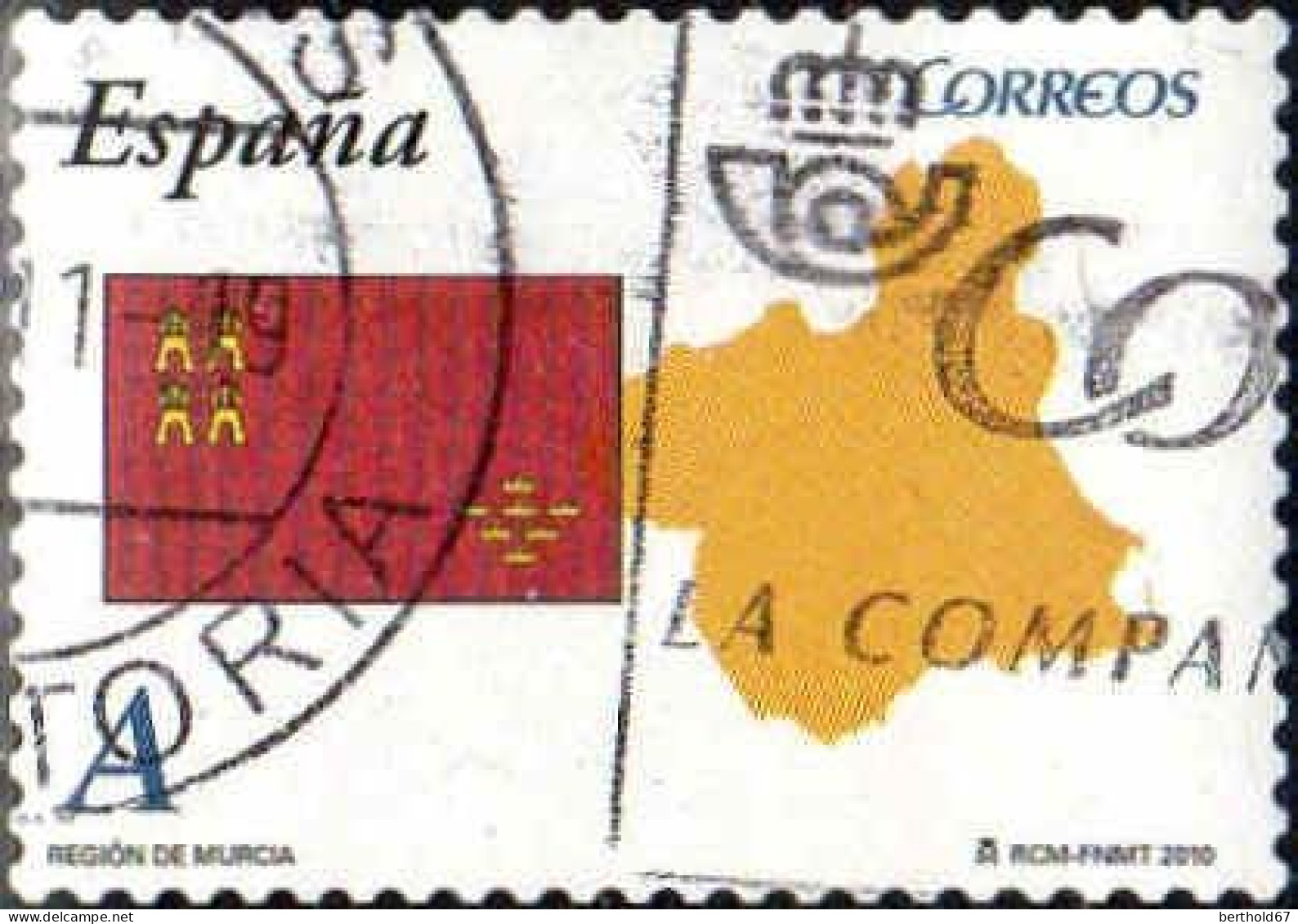 Espagne Poste Obl Yv:4177 Mi:4473 Ed:4530 Region De Murcia (TB Cachet Rond) - Gebraucht