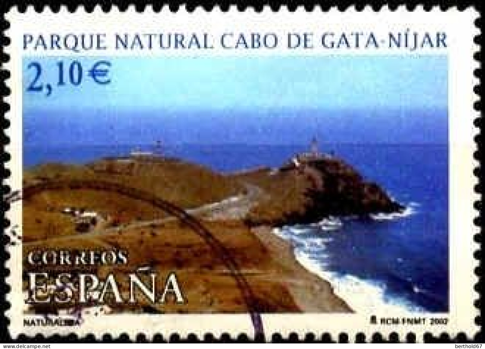 Espagne Poste Obl Yv:3450 Mi:3730 Parque Natural Cabo De Gata-Nijar (TB Cachet Rond) - Oblitérés