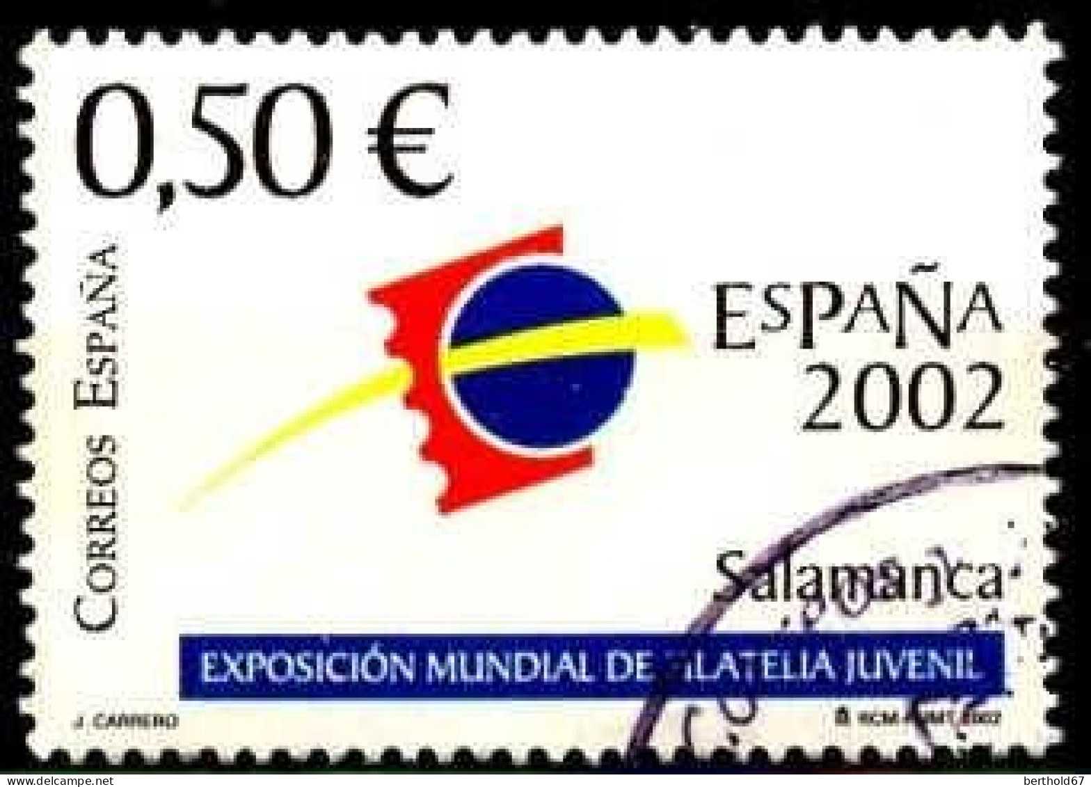 Espagne Poste Obl Yv:3442 Mi:3722 Salamanca Exposicion Mundial De Filatelica Juvenil (Beau Cachet Rond) - Used Stamps