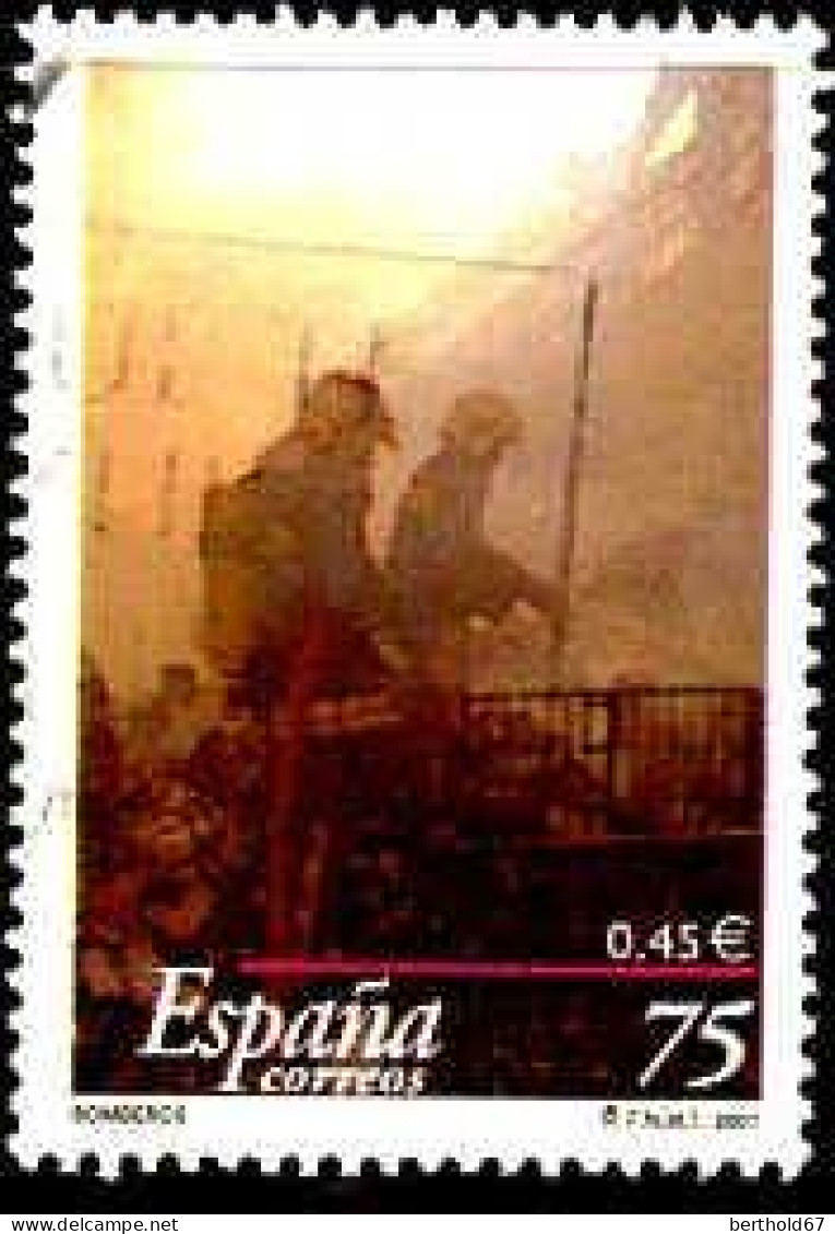Espagne Poste Obl Yv:3344 Mi:3610 Sapeurs Pompiers (Belle Obl.mécanique) - Gebraucht