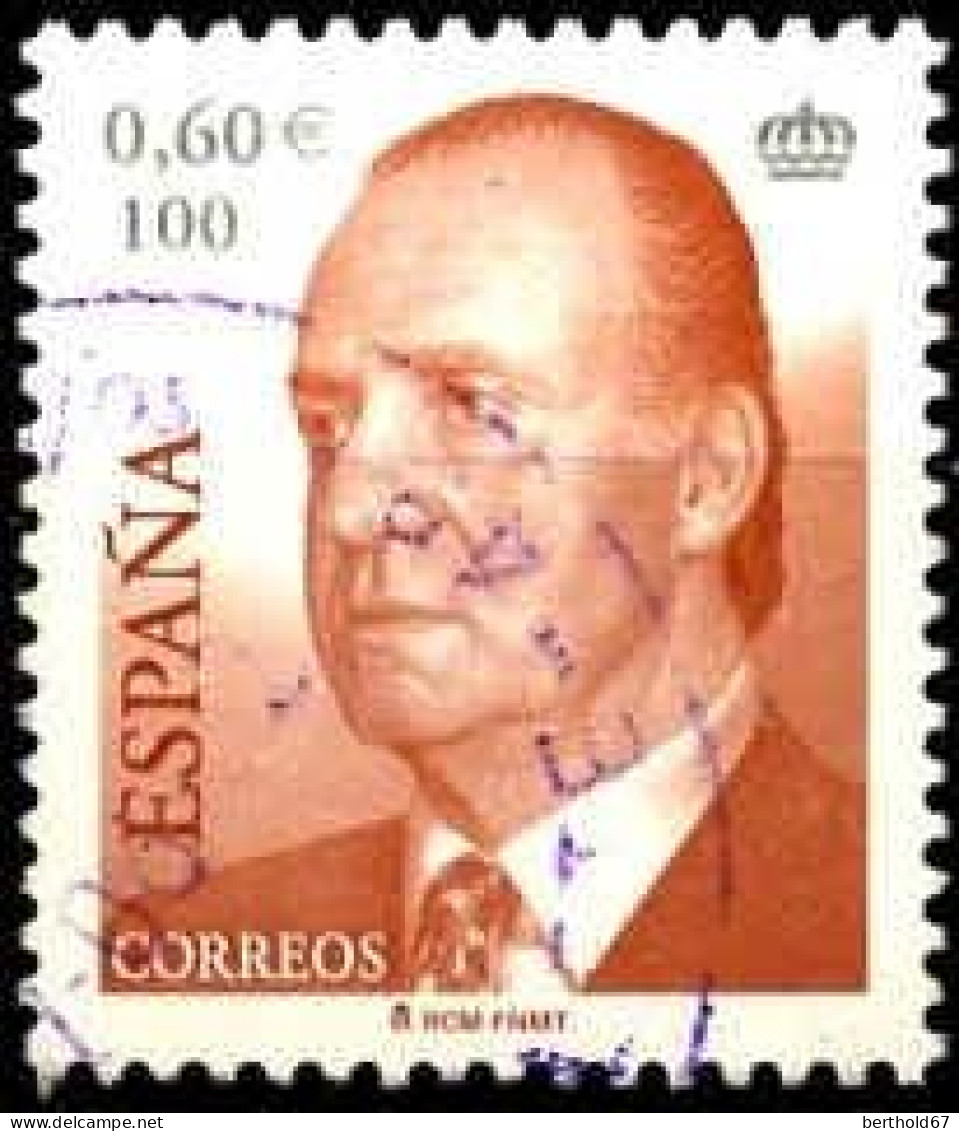 Espagne Poste Obl Yv:3370 Mi:3636 Juan Carlos I Couronne à Droite (Beau Cachet Rond) - Used Stamps