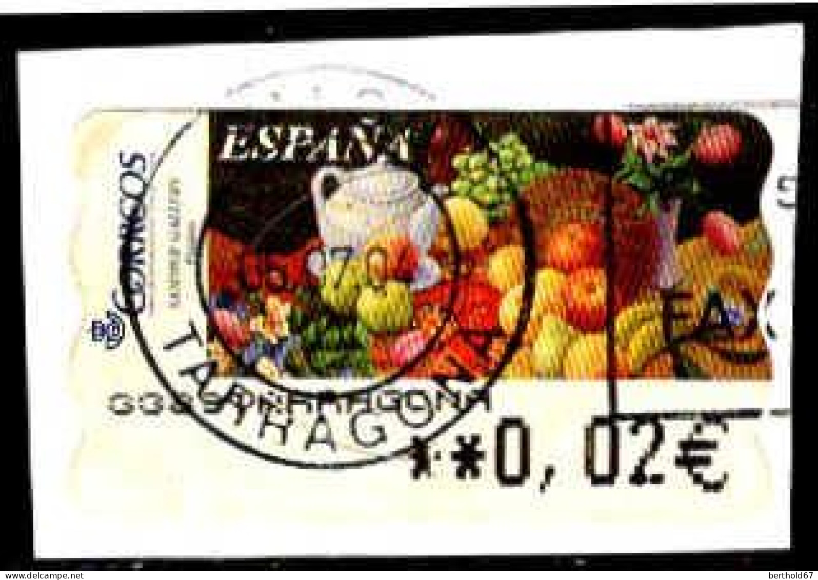 Espagne Lisa Obl Yv: 88 Mi:135 Summer Gallery Frutas (TB Cachet à Date) Tarragona 5-7-04 - Gebruikt