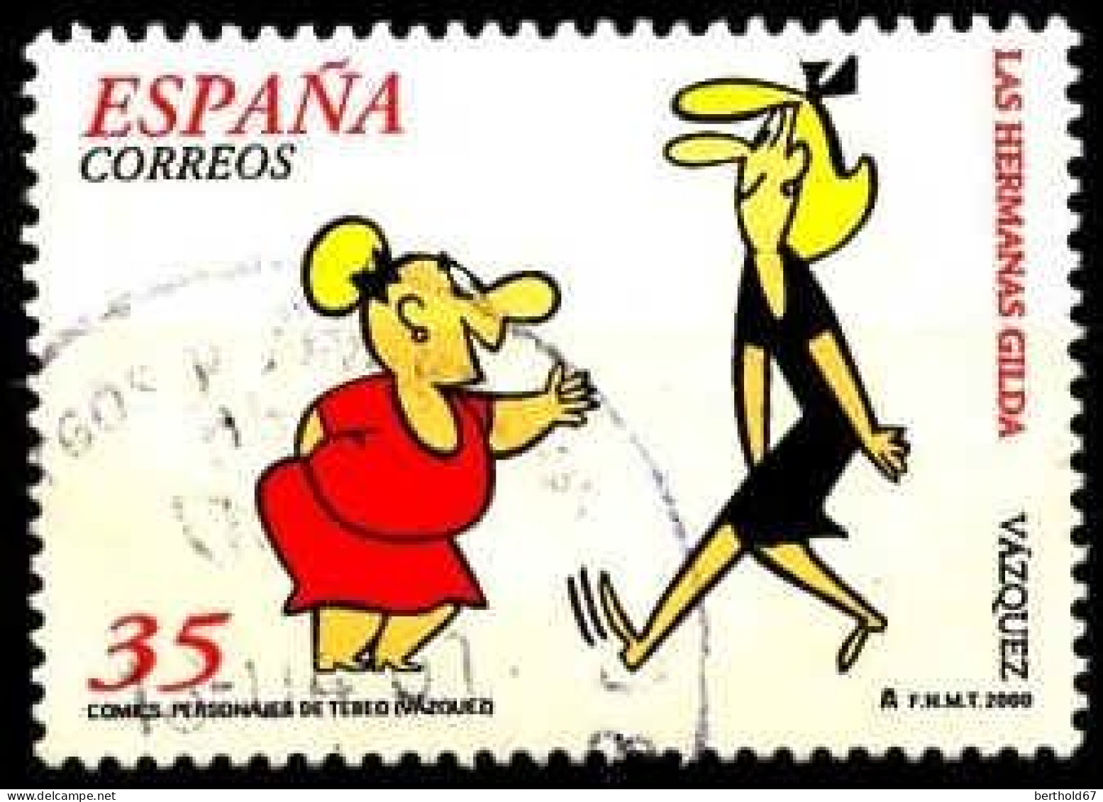 Espagne Poste Obl Yv:3229 Mi:3545 Las Hermanas Gildas Vasquez (TB Cachet Rond) - Used Stamps