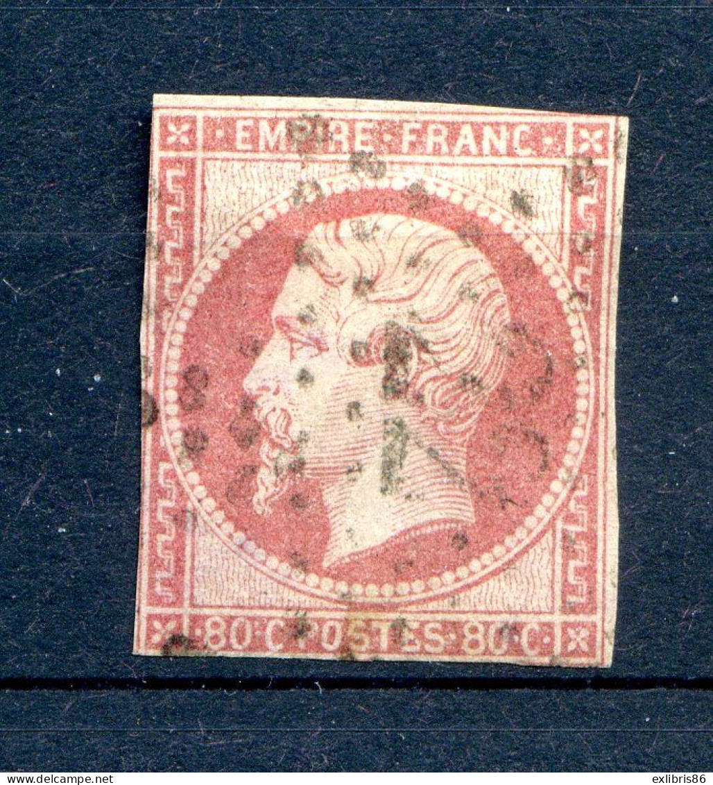 060524 TIMBRE FRANCE N° 17B     Marges  Voir Scan - 1853-1860 Napoléon III.