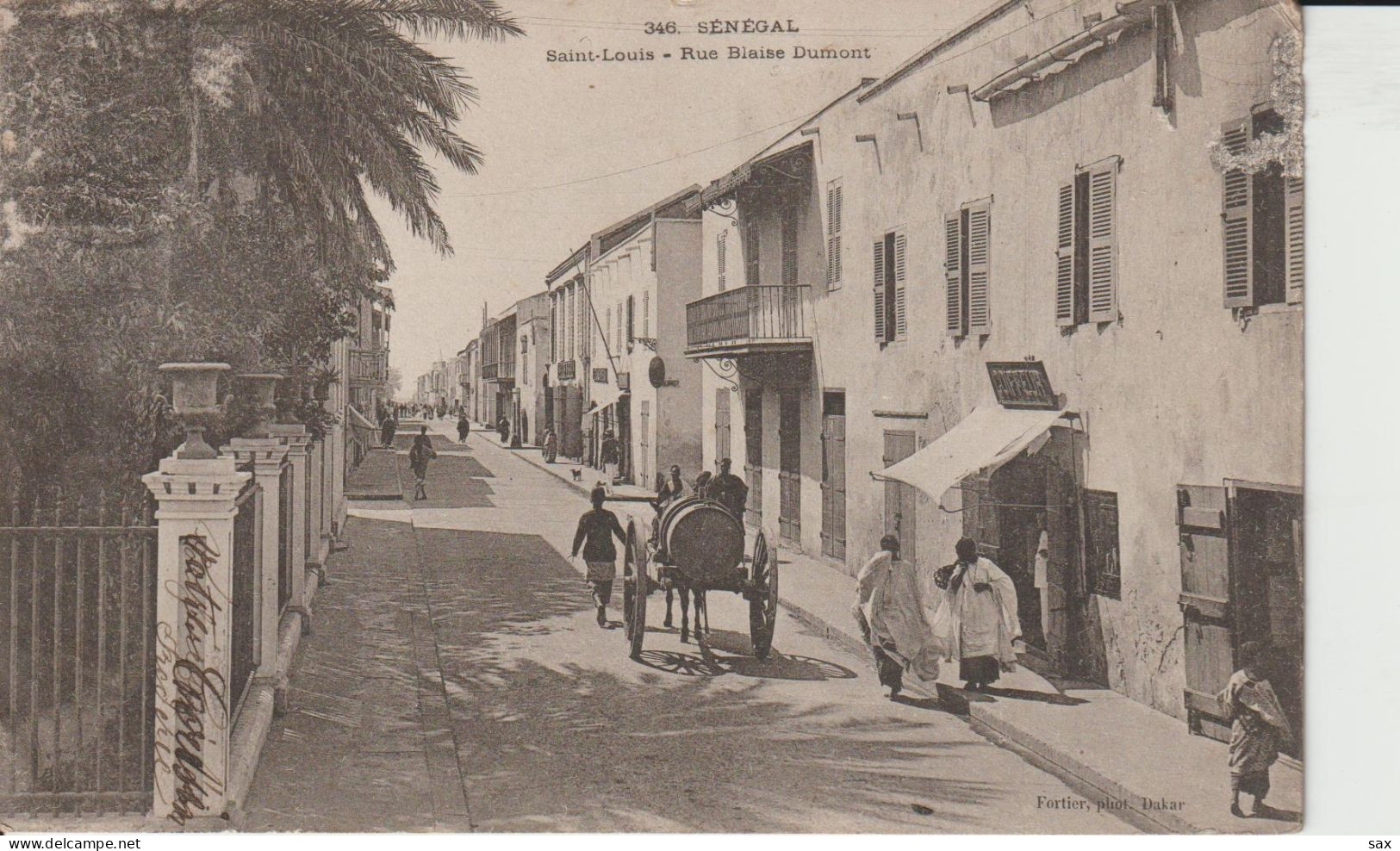 2420-217 Av 1905 N°346 Séné St Louis Rue Blaise Dumont Fortier Photo Dakar   Retrait 01-06 - Senegal