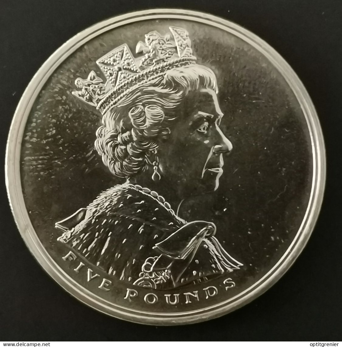 5 POUNDS 2002 NICKEL JUBILE D'OR ELIZABETH II ROYAUME UNI / UK - 5 Pounds