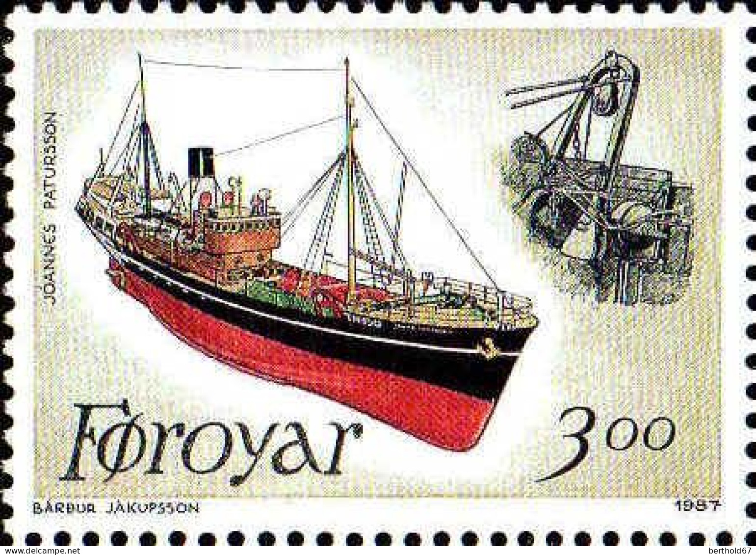 Feroe Poste N** Yv:145/147 Bateaux De Pêche - Faroe Islands