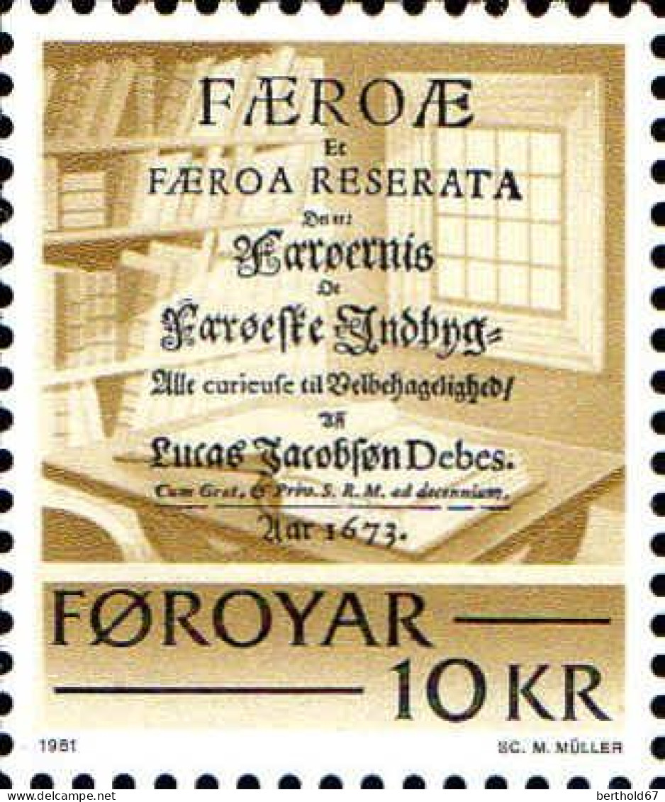 Feroe Poste N** Yv: 59/63 Ecrits Historiques Des Îles Féroé - Faroe Islands
