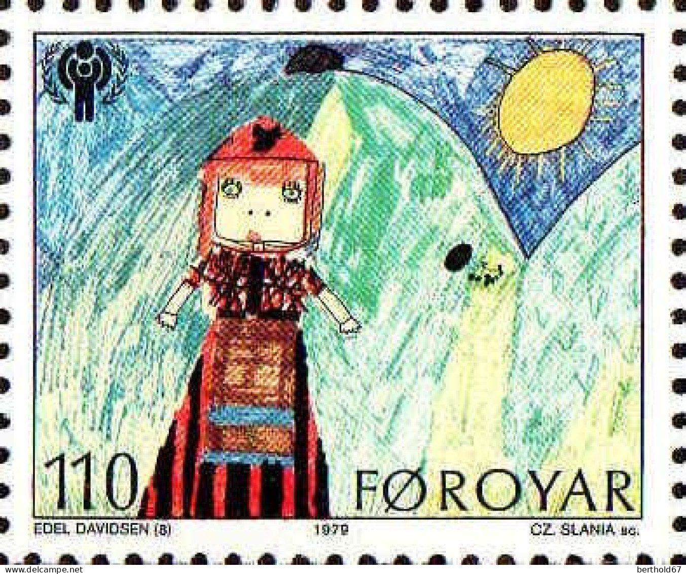 Feroe Poste N** Yv: 39/41 Année Internationale De L'Enfant - Faroe Islands