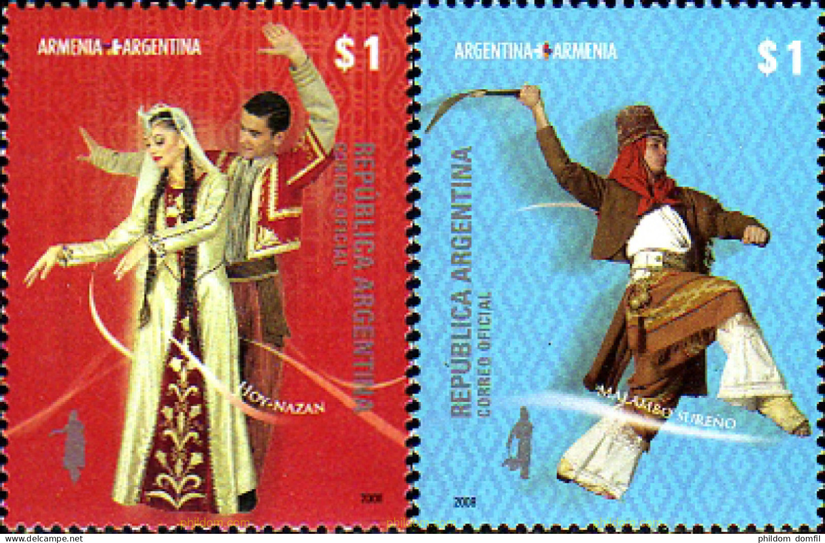 228638 MNH ARGENTINA 2008 DANZAS - Neufs