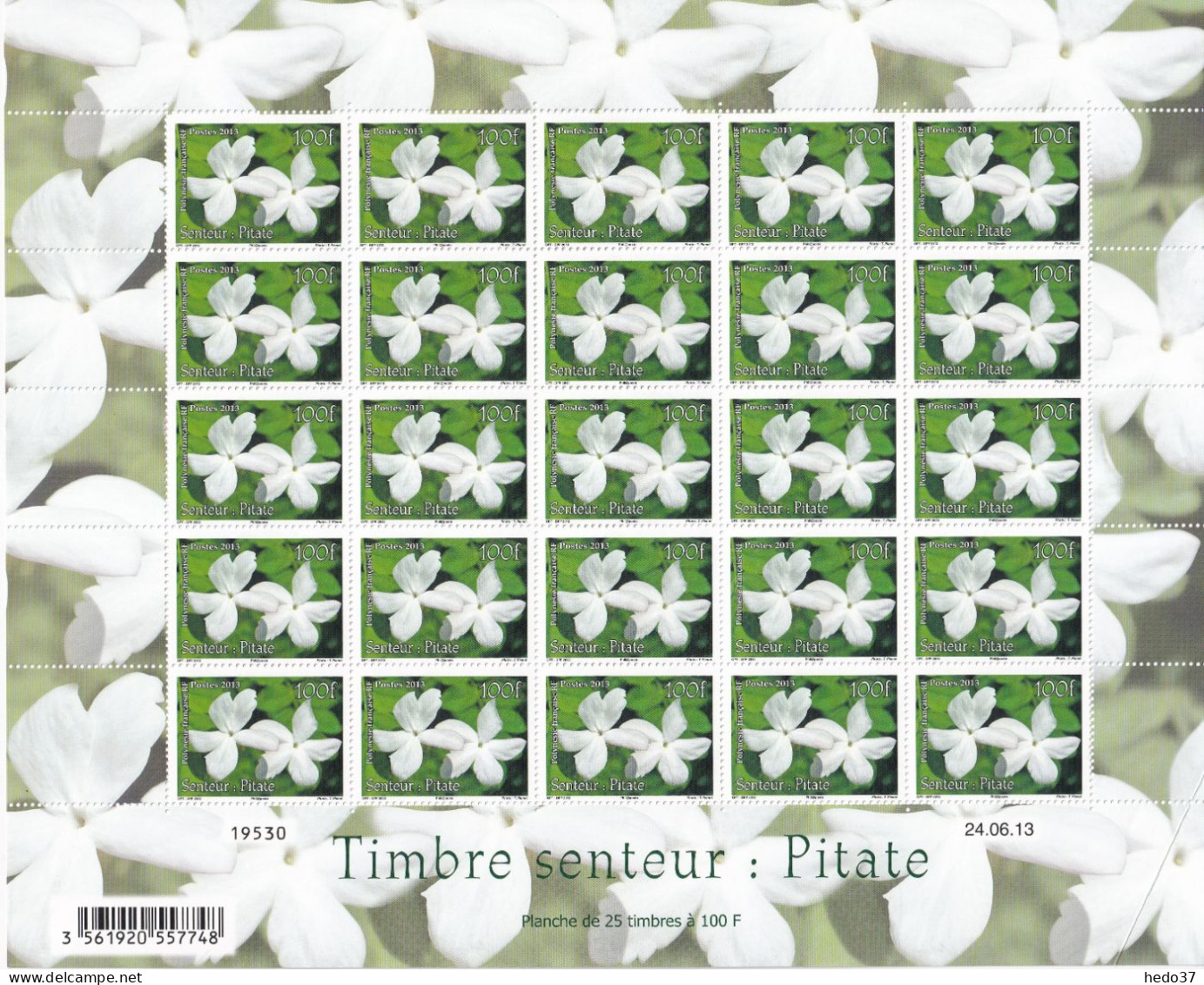 Polynésie N°1034 - Feuille Entière - Neufs ** Sans Charnière - TB - Unused Stamps
