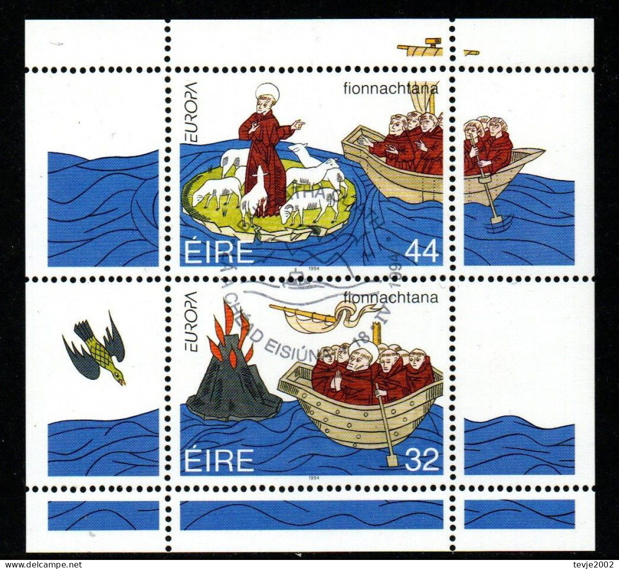 Irland 1994 - Mi.Nr. Block 12 - Gestempelt Used - Europa CEPT - 1994